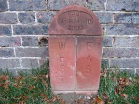 Greenwich Meridian Marker; England; West Sussex; East Grinstead